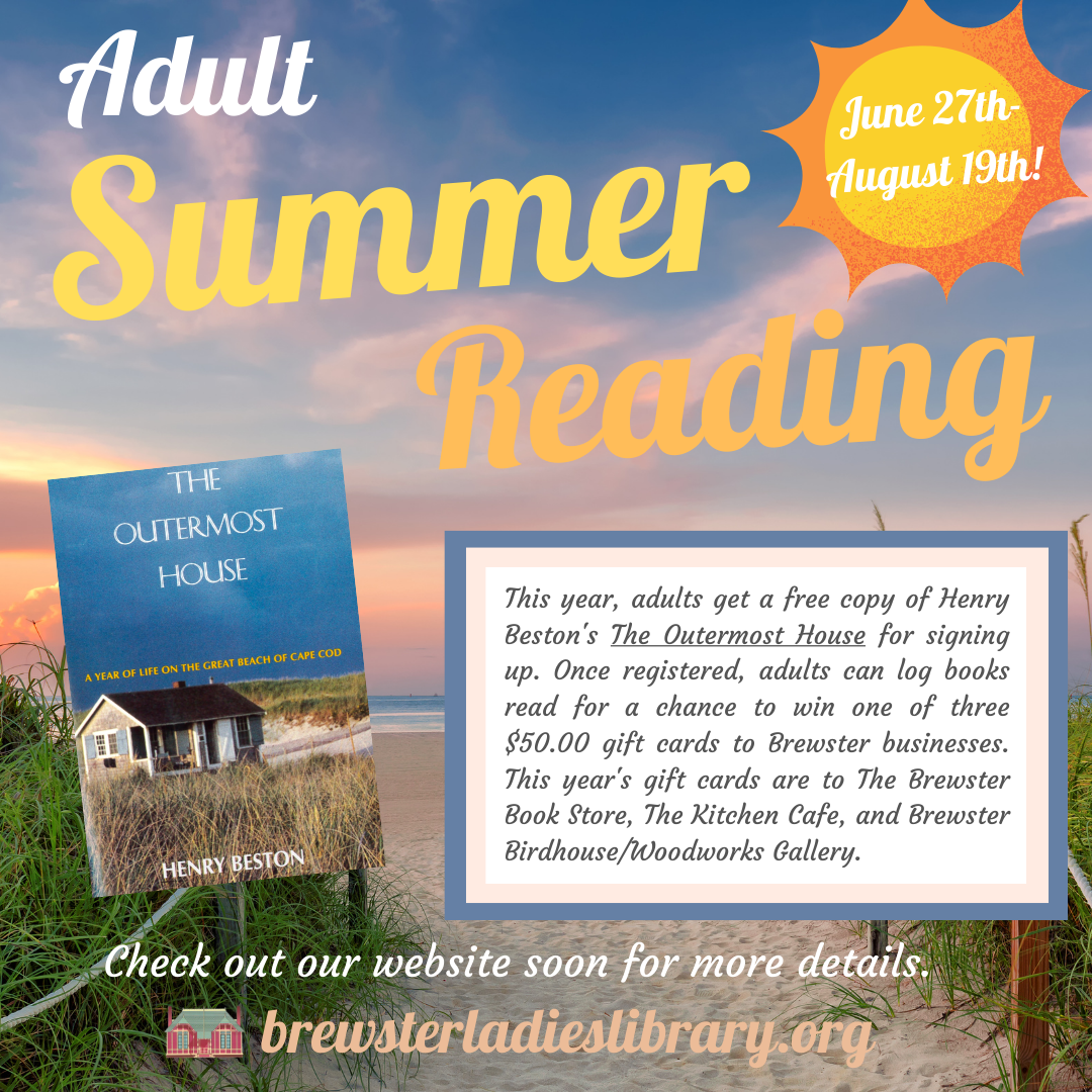 Adult Summer Reading 2023 Brewster Ladies Library 