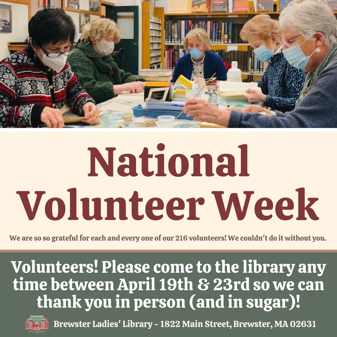 National Volunteer Week Brewster Ladies' Library